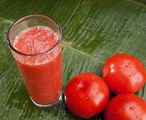 Refreshing Tomato and Watermelon Shake