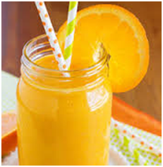 Healthy Carrot Orange and Yogurt Smoothie