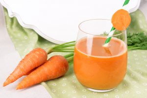 Carrot Lemon and Coconut Juice