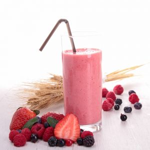 Mixed Berry Cereal and Chia Shake Recipe