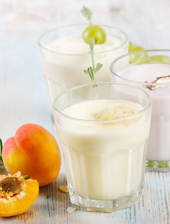 Nectarine Grape and Yogurt Smoothie