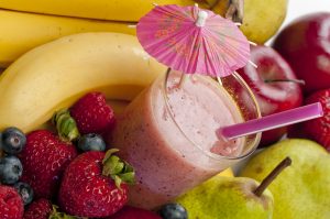 Low Fat Pear Banana and Strawberry Smoothie Recipe