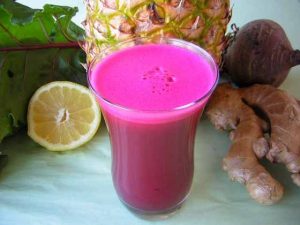 Beet Pineapple and Ginger with Parsley Recipe