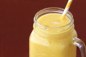 Ginger Spiced Pineapple Banana and Soy Yogurt Shake Recipe